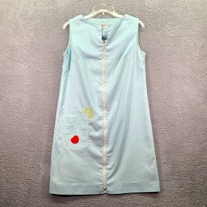 Vintage Park East by Swirl 60s Sleeveless Prairie Dress Size Small Cottagecore